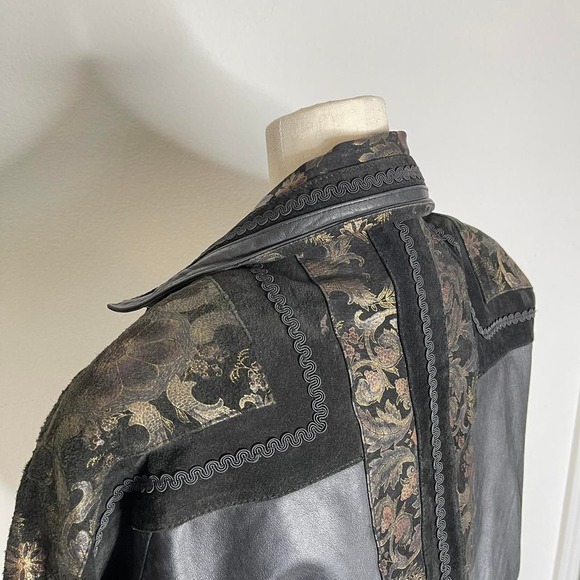 Vintage Euro Top Mond of California Leather Jacket - Picture 3 of 6